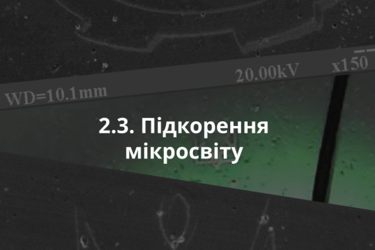 2.3. Підкорення мікросвіту